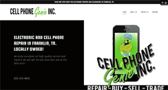 Desktop Screenshot of cellphonegenieinc.com